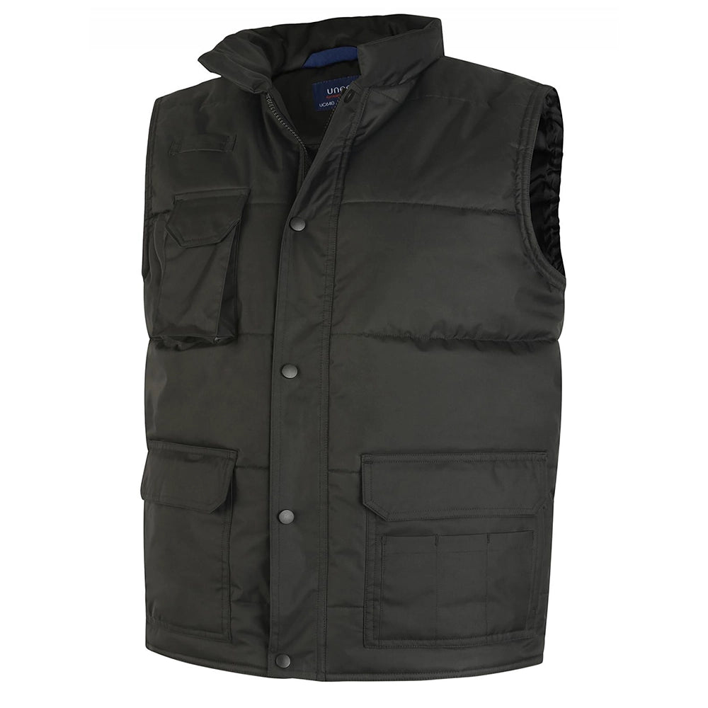 Black Uneek Super Pro Body Warmer UC640