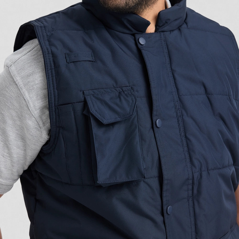 Pocket view of Uneek Super Pro Body Warmer UC640