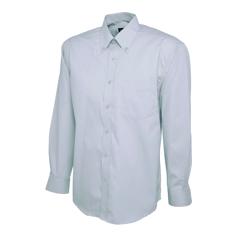 Uneek Mens Pinpoint Oxford Full Sleeve Shirt UC701 - Light Blue