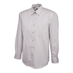 Uneek Mens Pinpoint Oxford Full Sleeve Shirt UC701 - Silver Grey