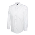 Uneek Mens Pinpoint Oxford Full Sleeve Shirt UC701 - White