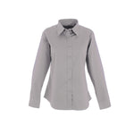 Silver Grey Uneek Ladies Pinpoint Oxford Full Sleeve Shirt UC703