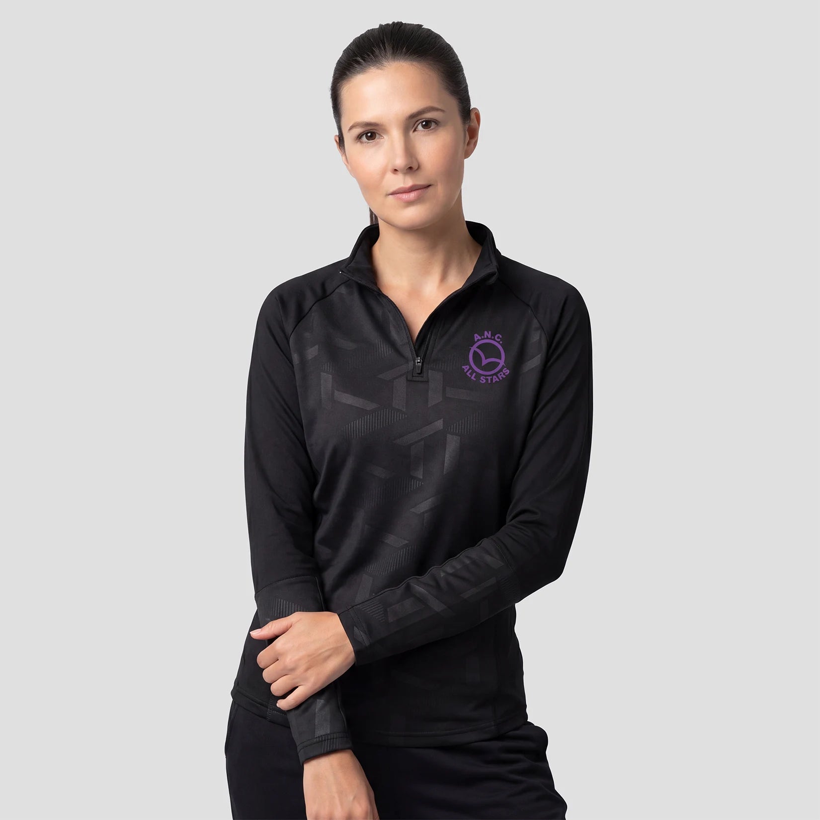 All Stars Netball Coaches 1/4 Zip Performance Top