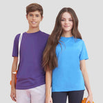 Models wearing the AWDis Kids Cool T-Shirt JC001