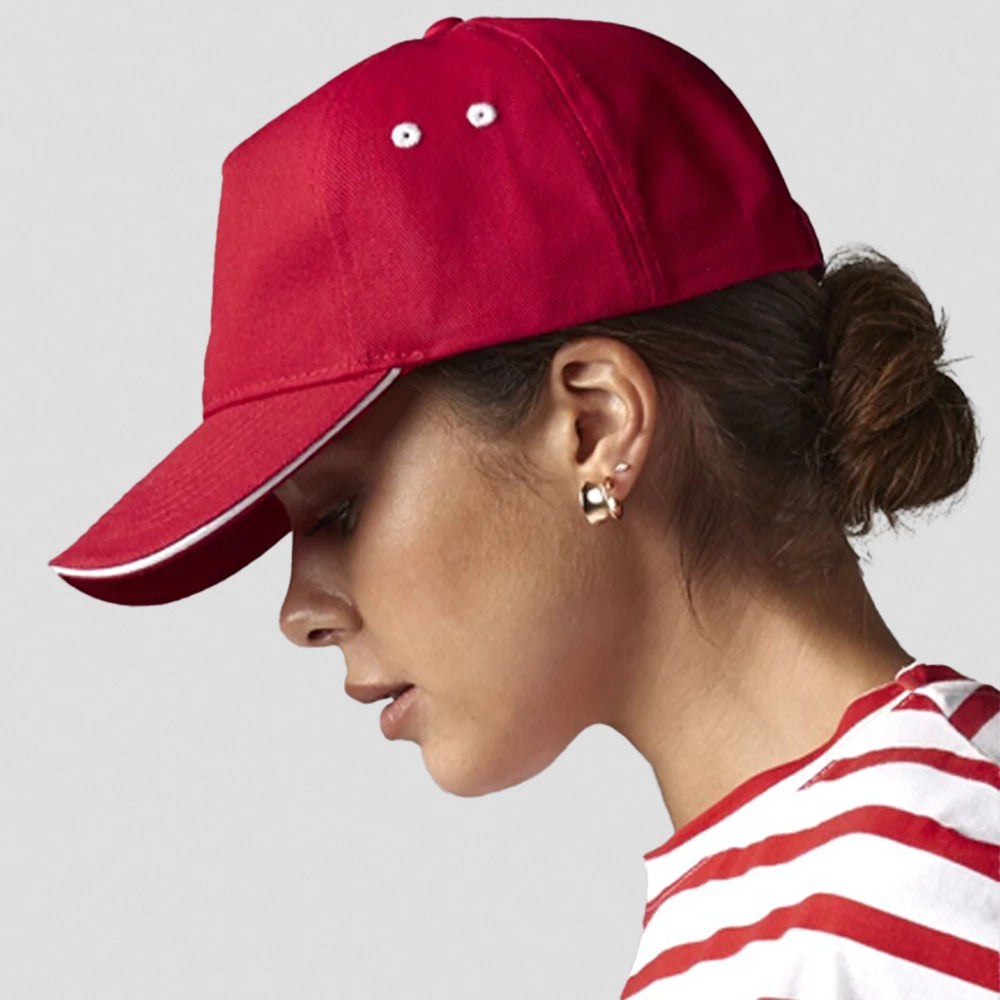 Beechfield Ultimate 5 Panel Cap with Sandwich Peak