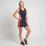 Model wearing Cheshire Stars Netball Dress – Adult