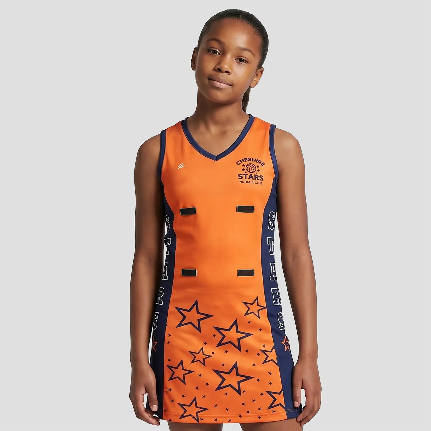 Cheshire Stars Netball Dress (Away)- Junior