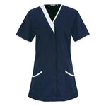 The Daisy Nurses tunic in navy with white accents