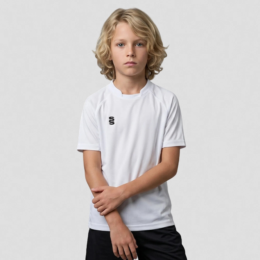 Stuart Surridge Dual Games Shirt - White (Junior)