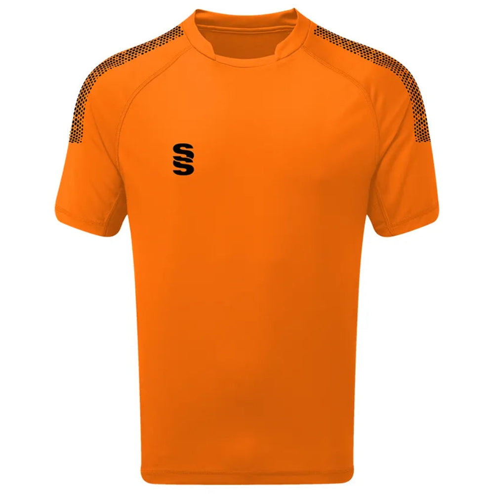 DU009 ORANGE BLACK DOTS