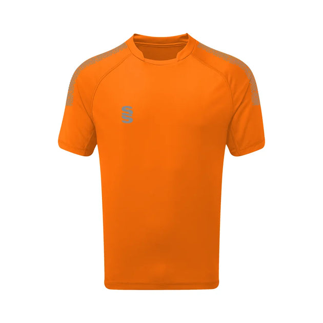 DU009 ORANGE SILVER DOTS