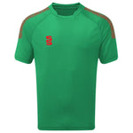 DU009 EMERALD RED DOTS