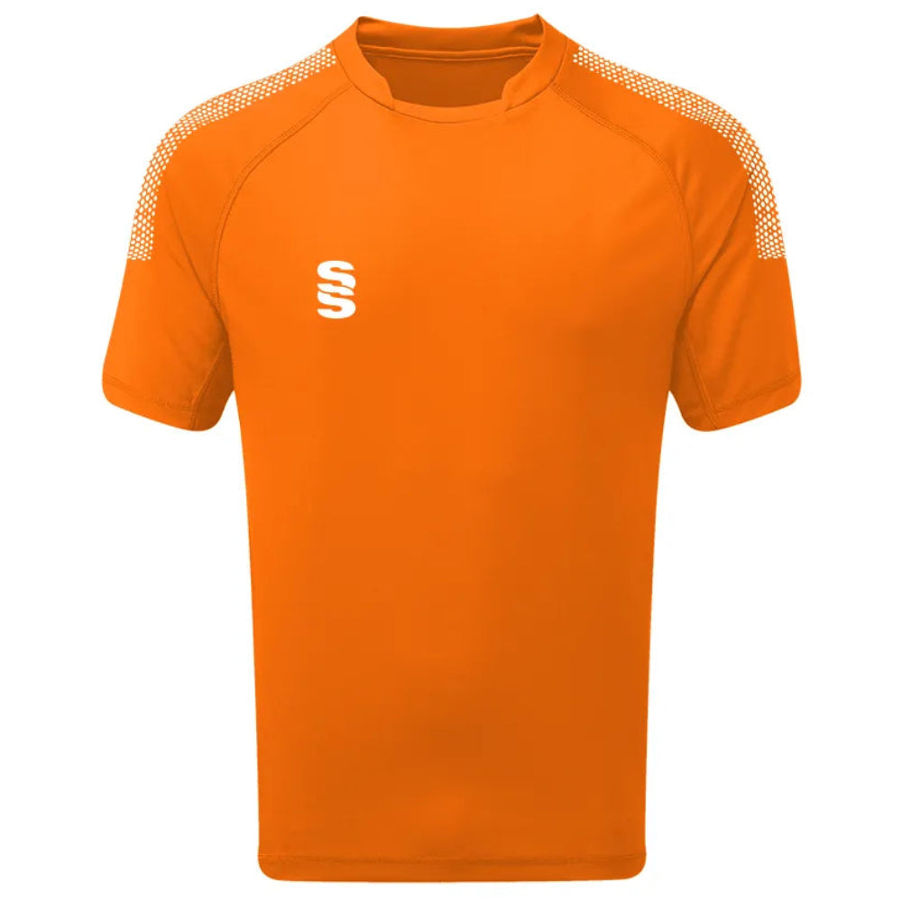 DU009 ORANGE WHITE DOTS