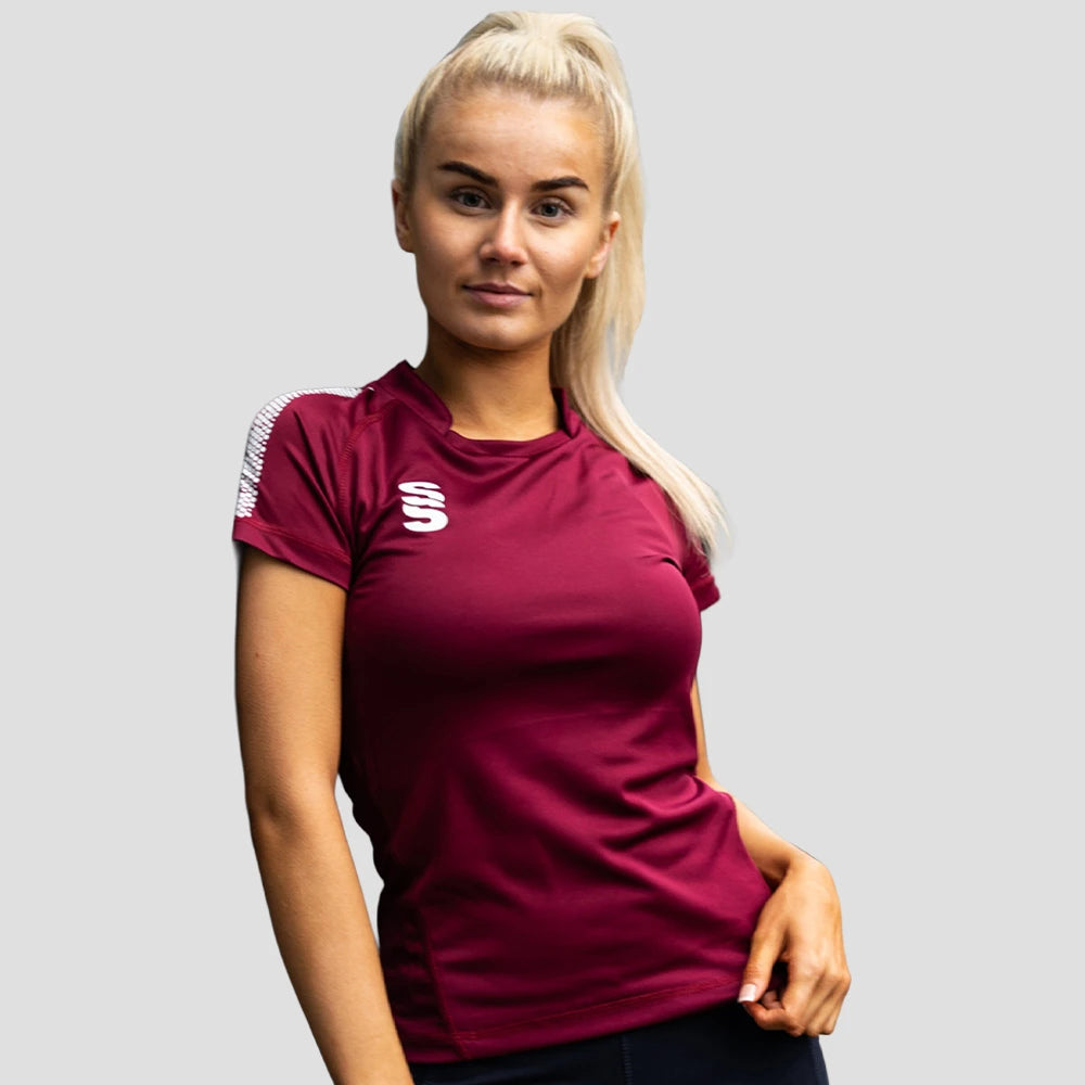 Stuart Surridge Dual Games Shirt - Women's Fit - Maroon