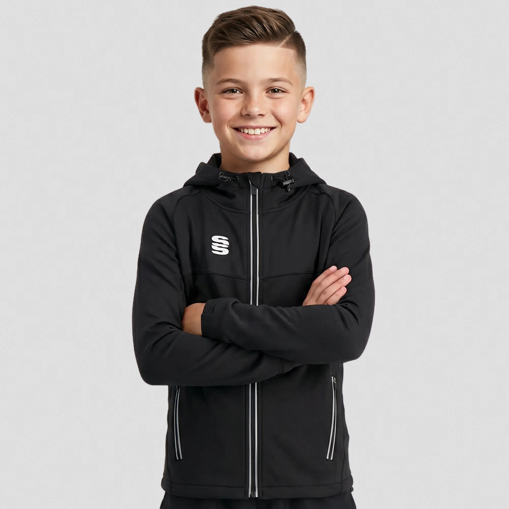 Stuart Surridge Dual Full Zip Hoody - Black (Junior)