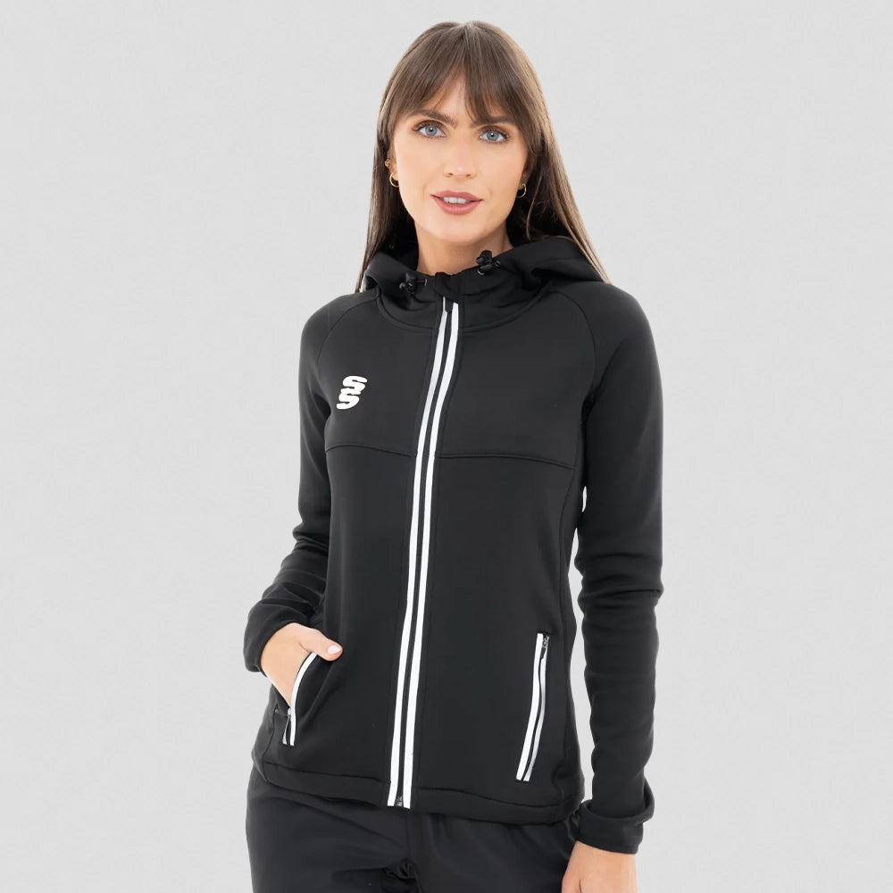 Stuart Surridge Women's Dual Full Zip Hoody - Black