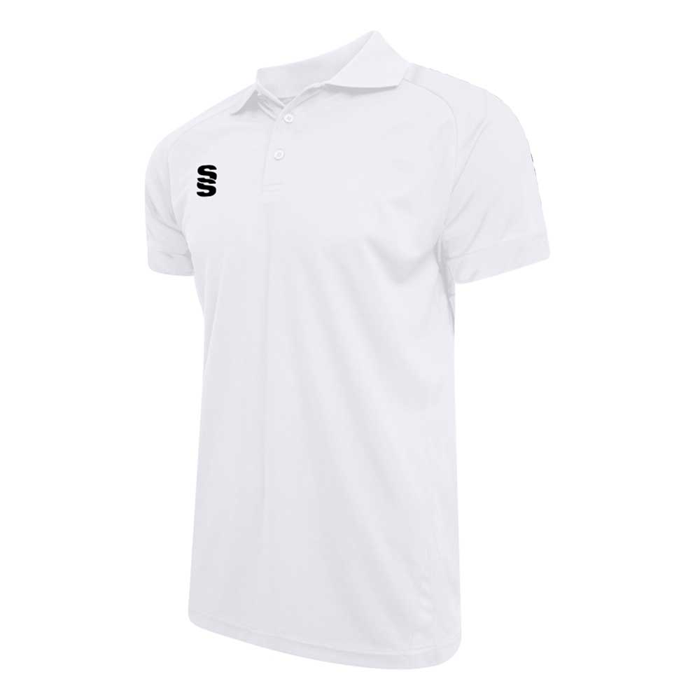 Stuart Surridge Women's Dual Solid Colour Polo Shirt - White