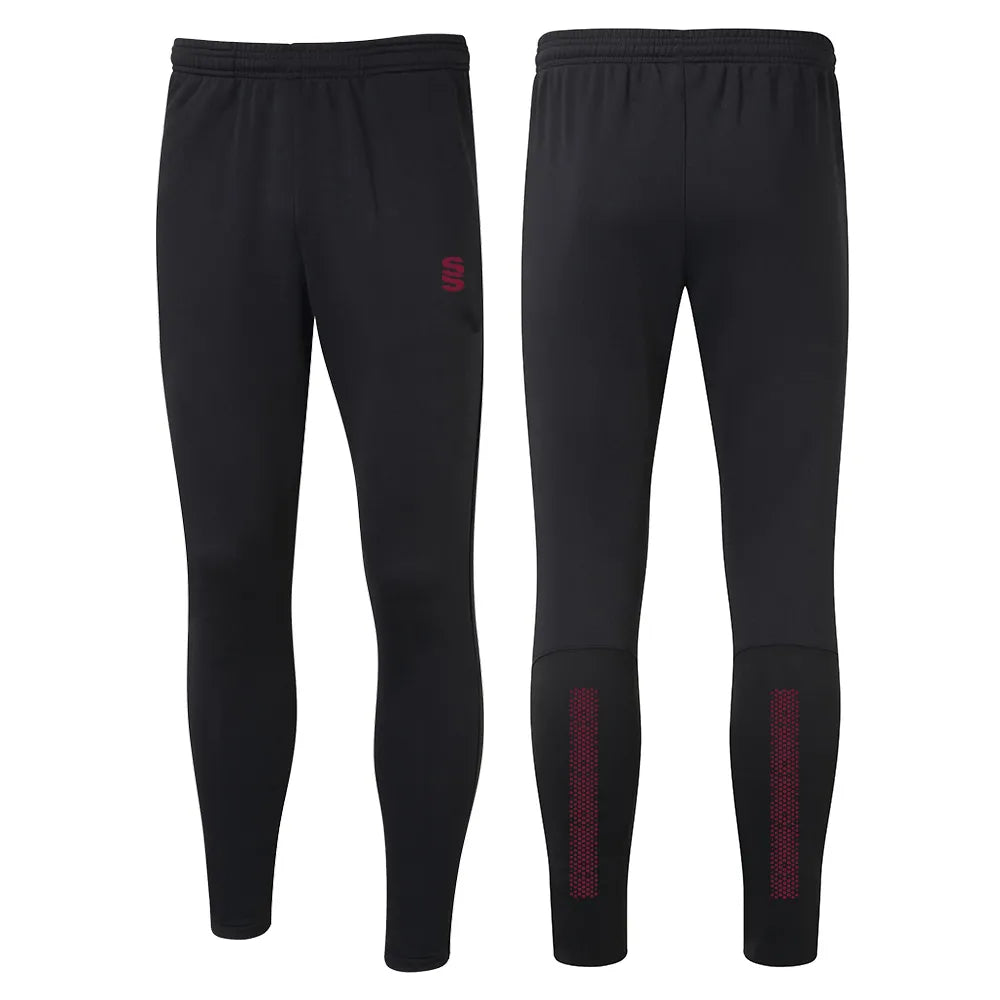 DU019 BLACK MAROON DOTS