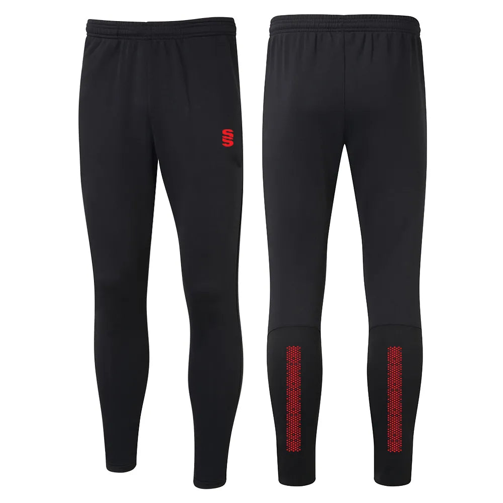 DU019 BLACK RED DOTS