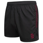 DU020 BLACK MAROON DOTS