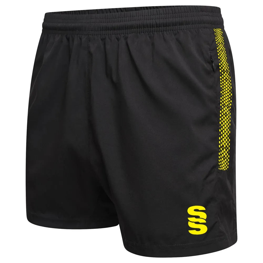 DU020 BLACK YELLOW DOTS