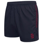 DU020 NAVY MAROON DOTS