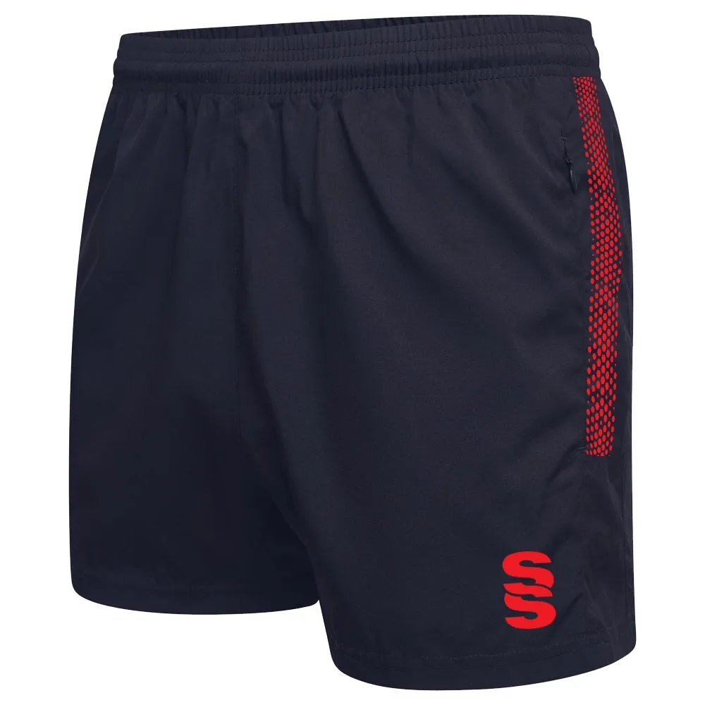 DU020 NAVY RED DOTS