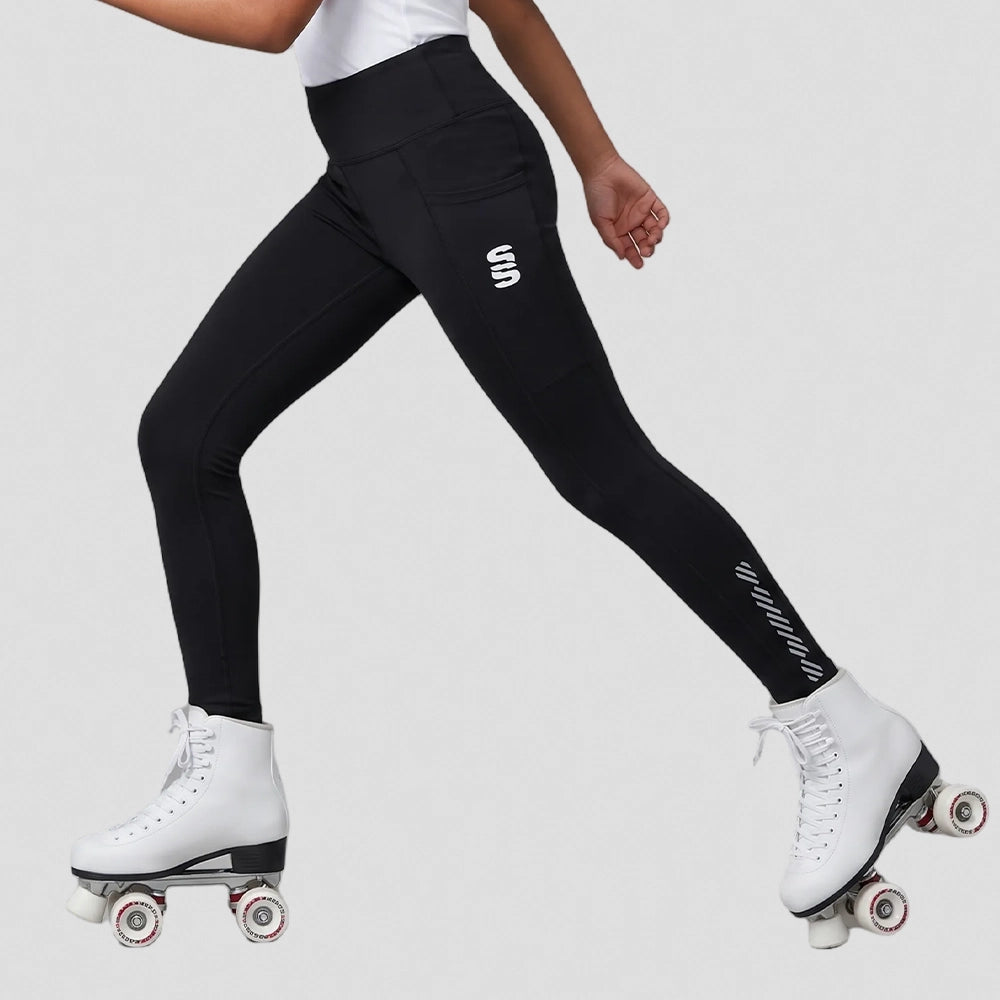 Stuart Surridge Performance Full Length Legging - Black - Ladies (Junior)