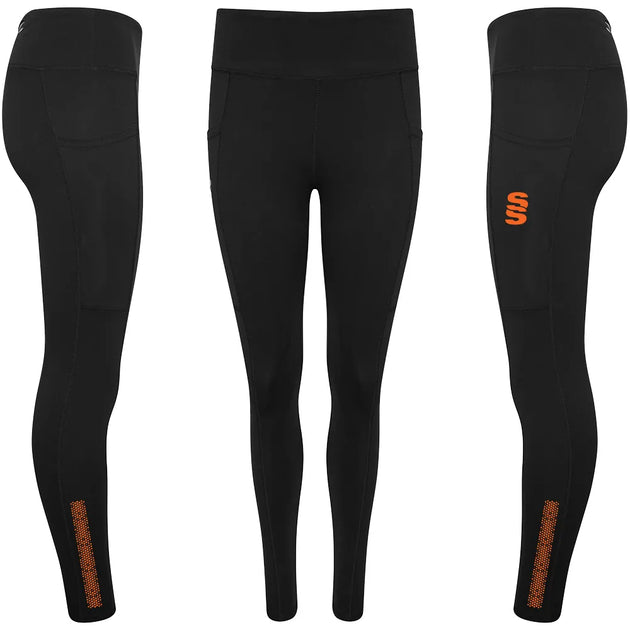 DU028 BLACK ORANGE DOTS