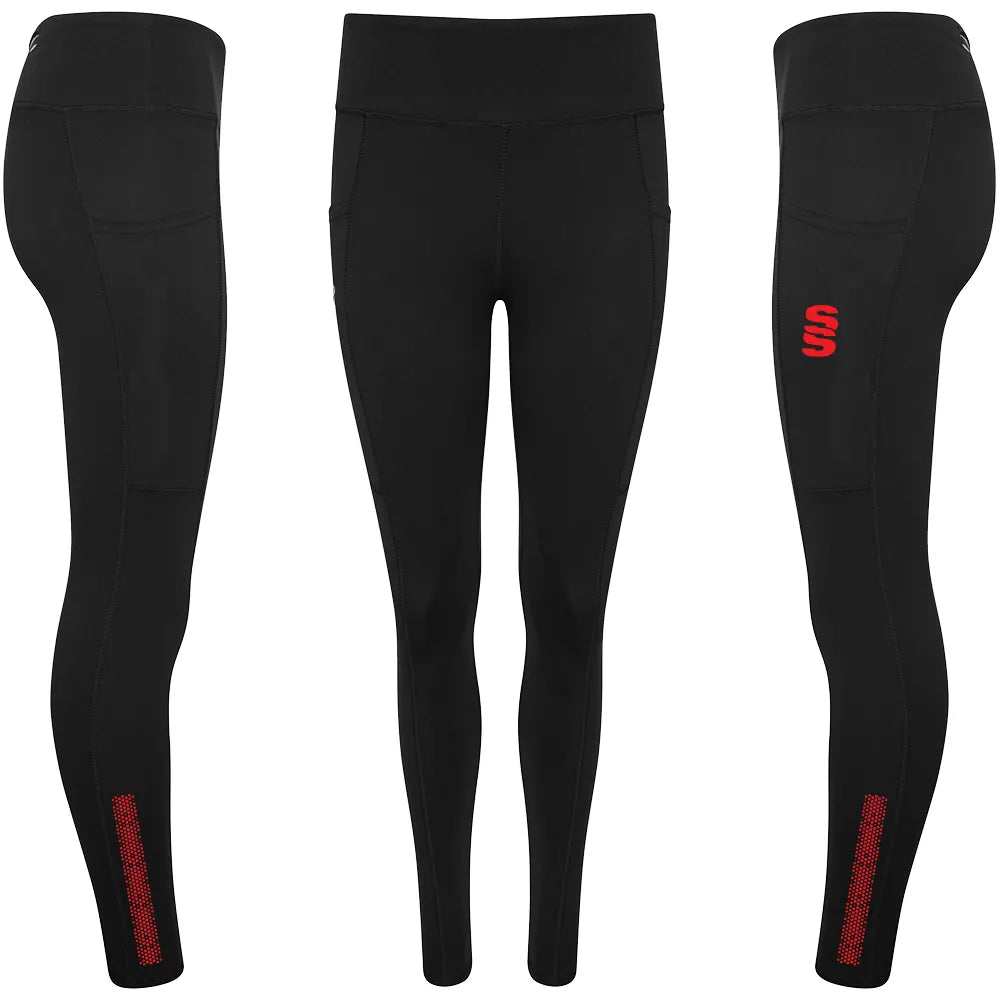DU028 BLACK RED DOTS