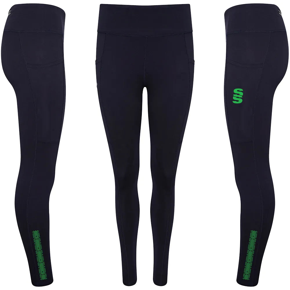 DU028 NAVY EMERALD DOTS