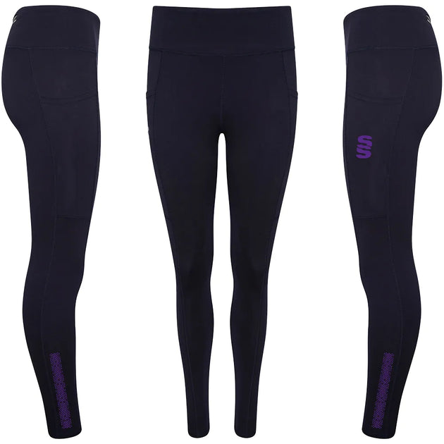 DU028 NAVY PURPLE DOTS