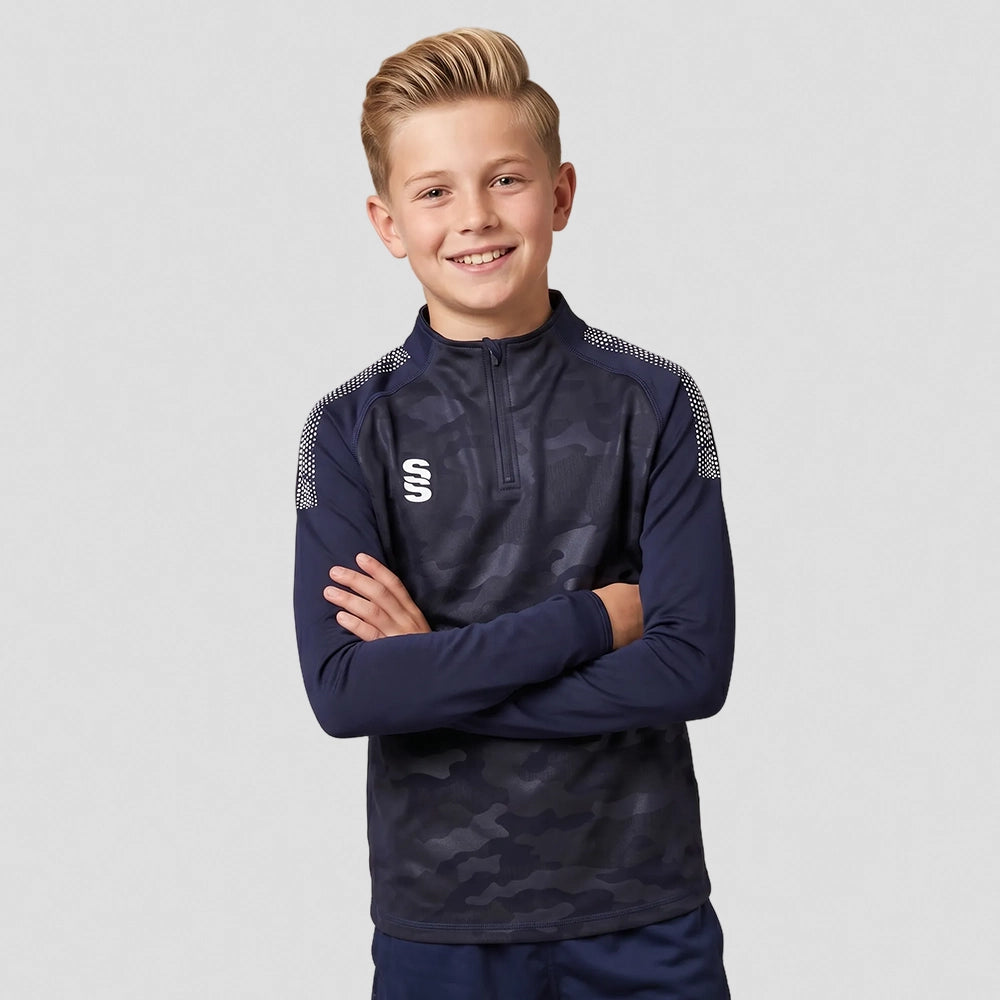 Stuart Surridge Camo Performance Top - Navy (Junior)