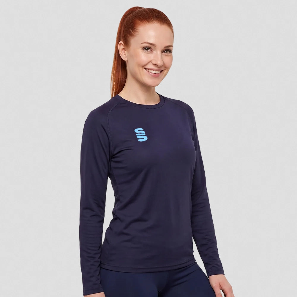 Stuart Surridge Dual Long Sleeve Baselayer Top - Navy