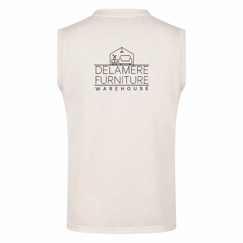 back view of Northwich Cricket Club Sleeveless Sweater