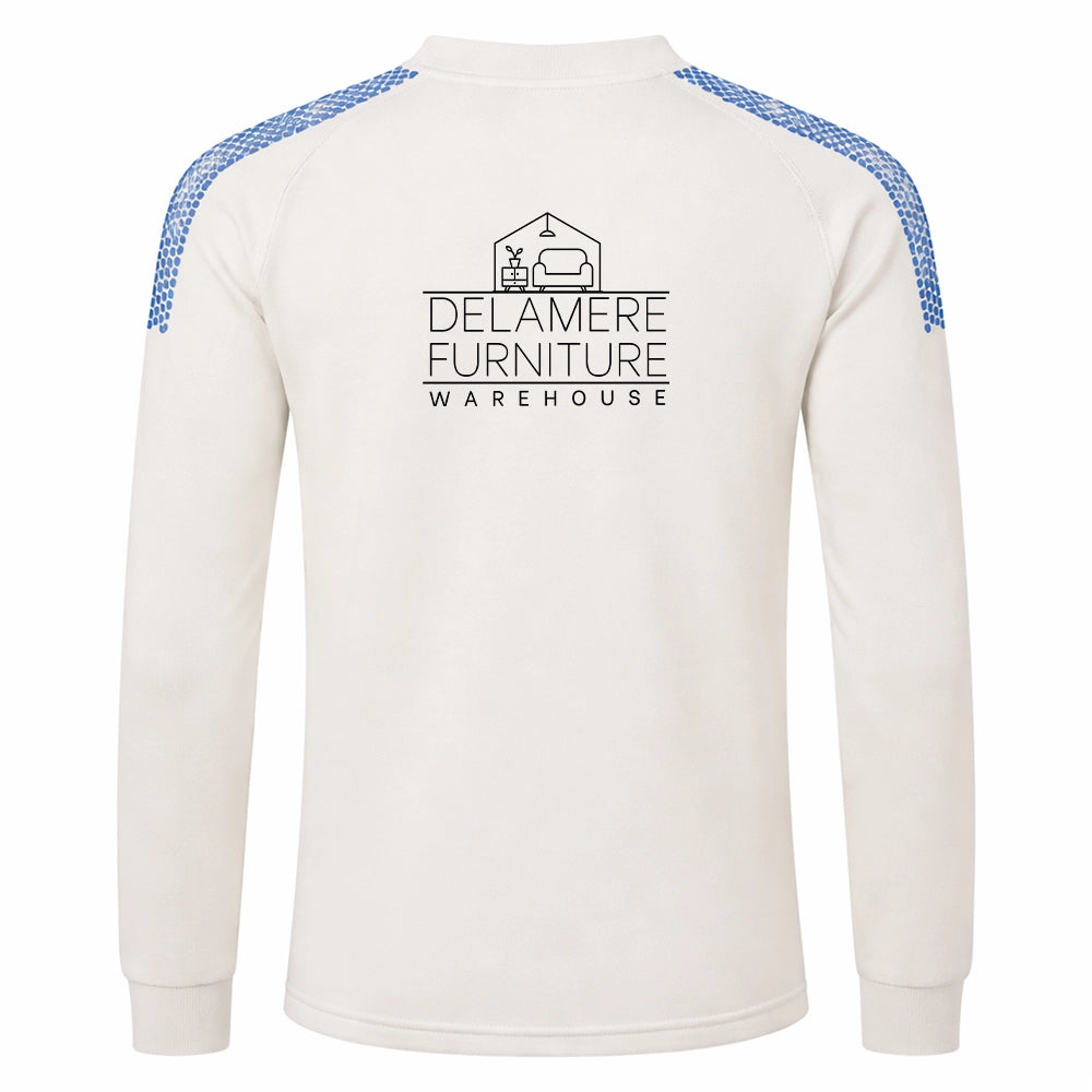 back view of Northwich Cricket Club Long Sleeve Cricket Sweater
