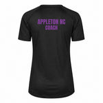 back view of Appleton Netball Club Coaches T-Shirt - Ladies
