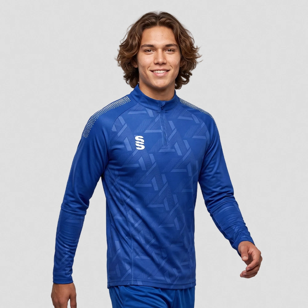 Stuart Surridge Impact 1/4 Zip Performance Top - Royal