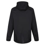 back view of Edge Hooded Jacket black