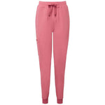 Pink sweatpants on a white background