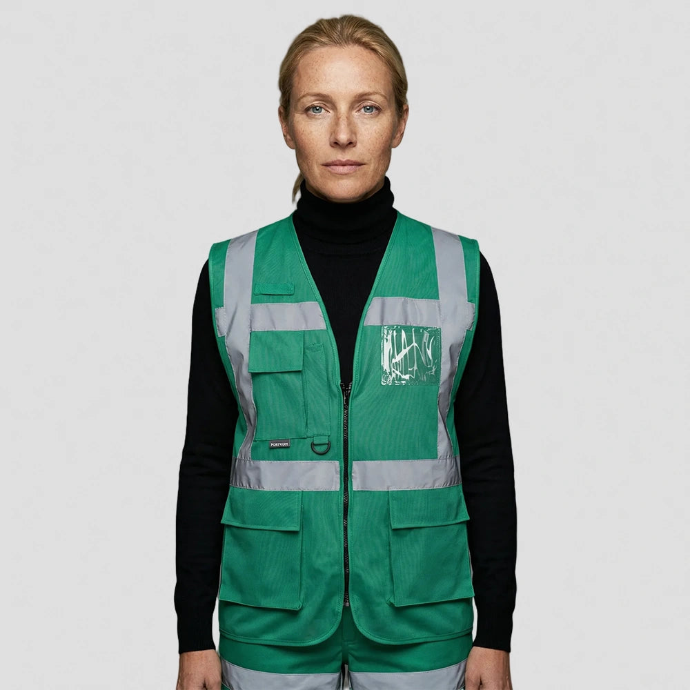 model wearing Iona Executive Vest