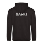 Rear view of Hawks Netball Club Hoodie – Junior