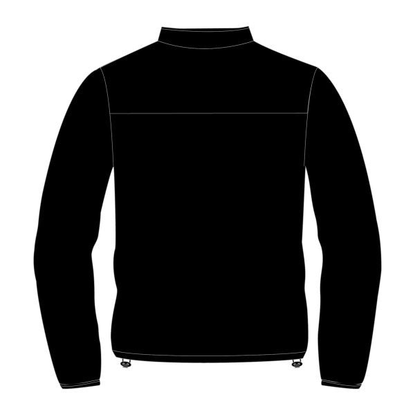 Hawks Netball Club 1/4 Zip Top (Adult) Back View