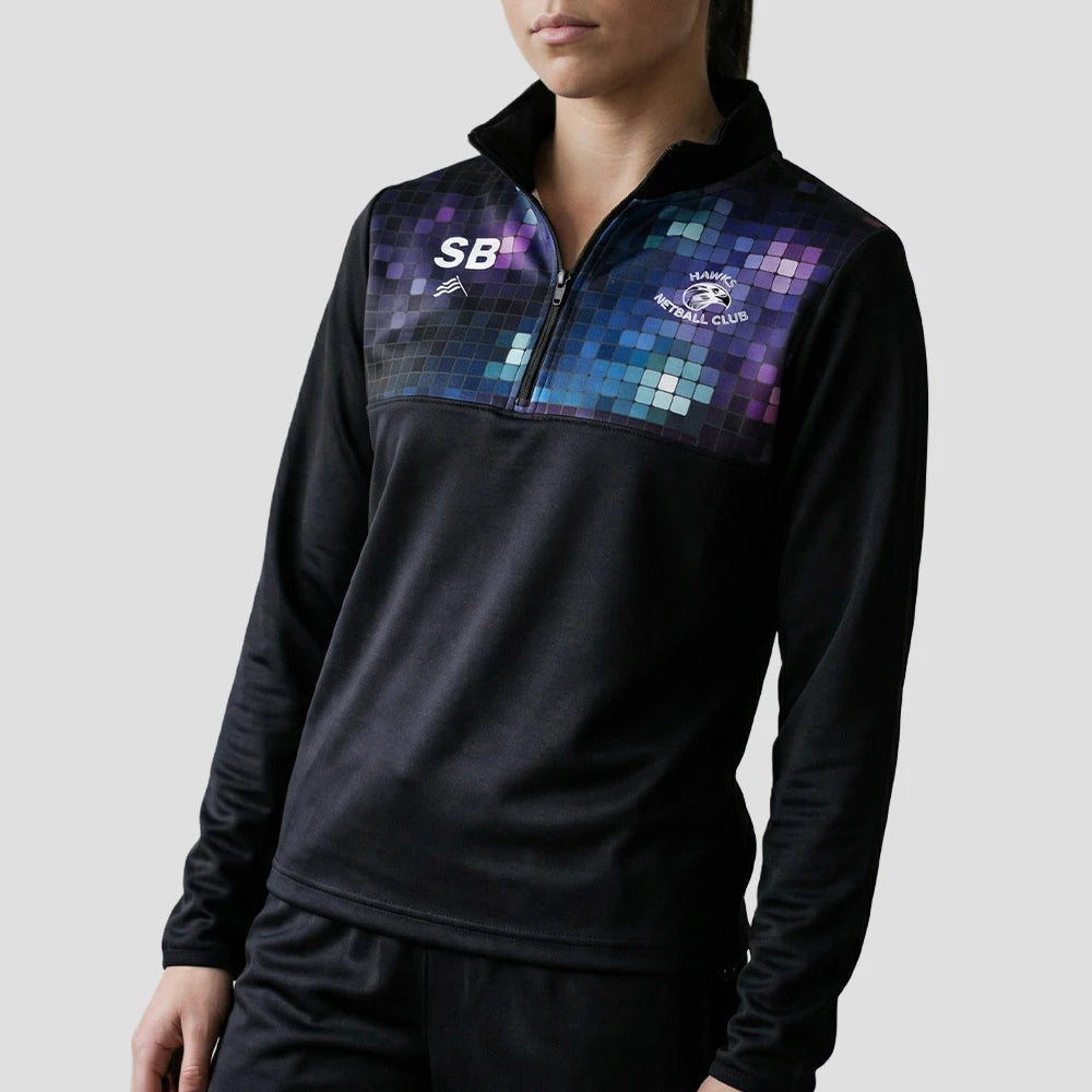 Hawks Netball Club 1/4 Zip Top – Adult