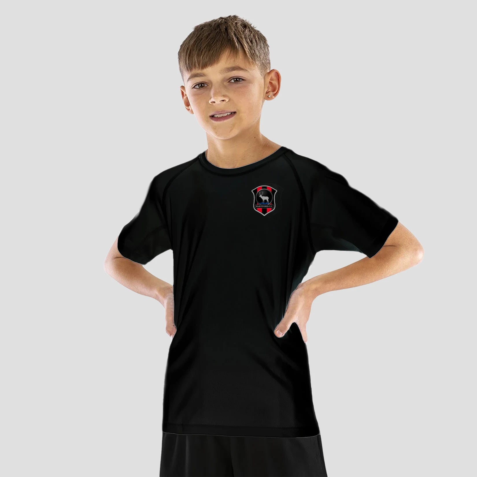 Model wearing the HFC Pro Training Shirt - Junior