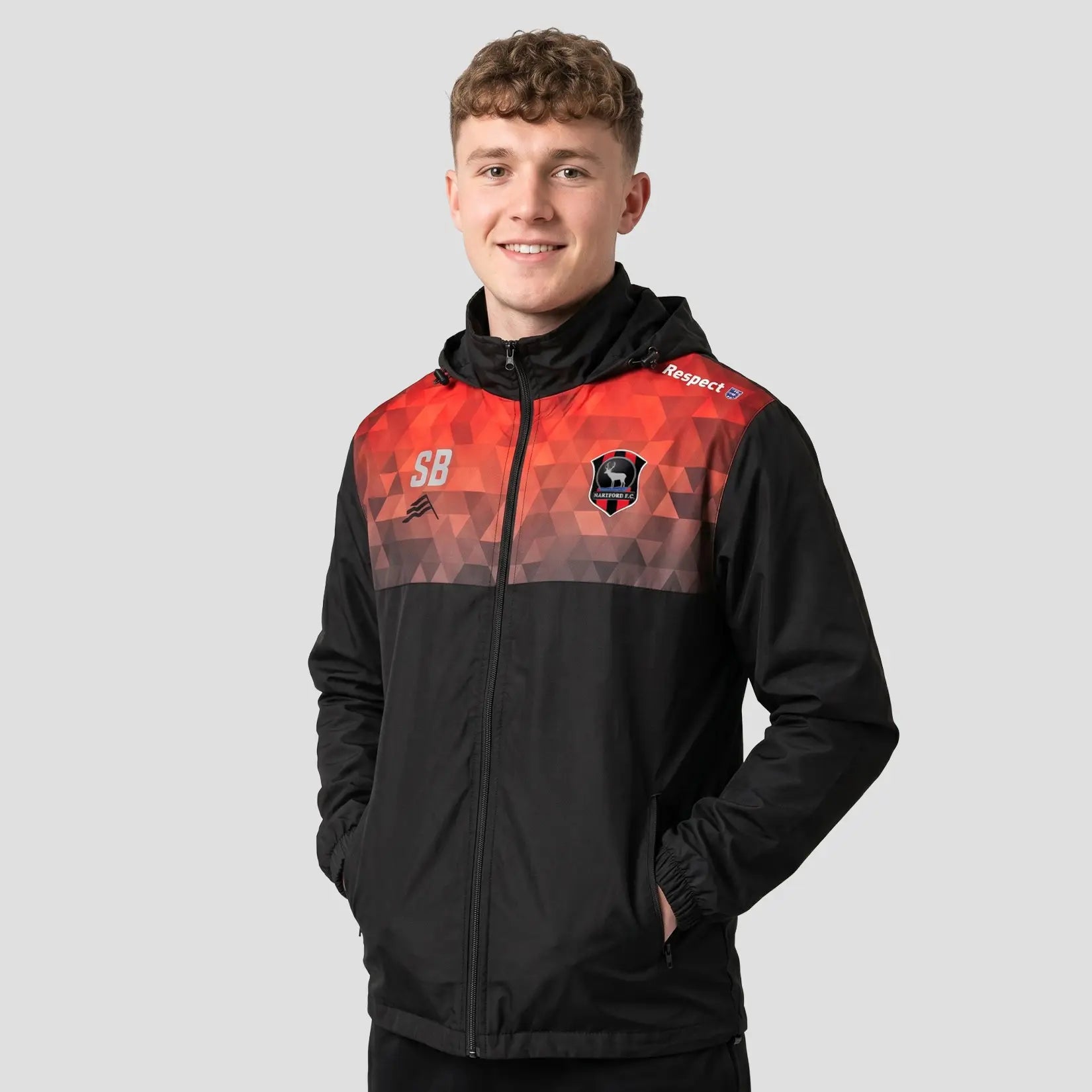 Hartford Football Club Custom Rain Jacket – Adult