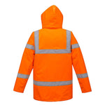High Visibilty Traffic Jacket S460  orange rear view