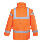High Visibilty Traffic Jacket S460 orange front view