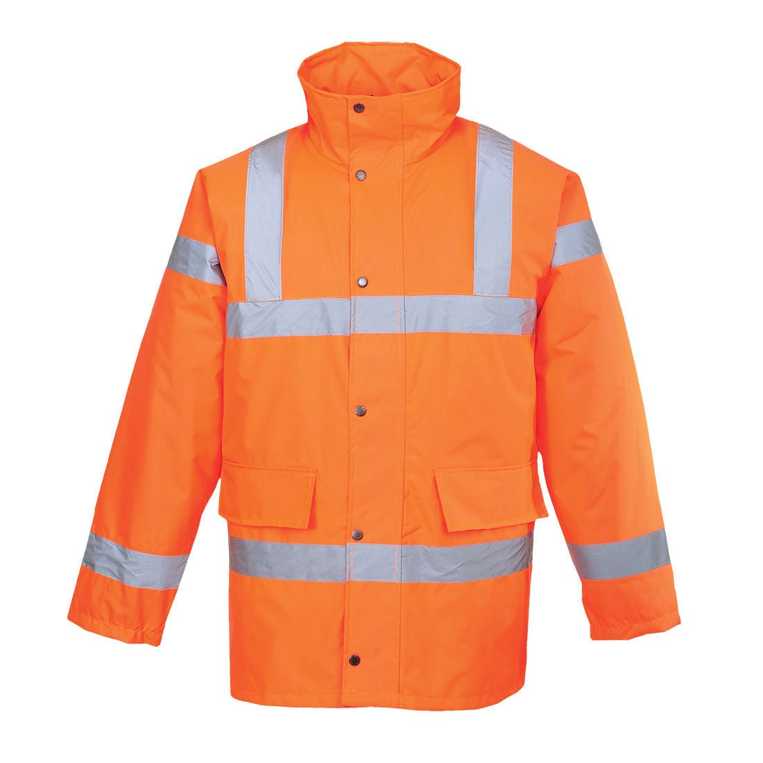 High Visibilty Traffic Jacket S460 orange front view