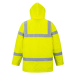 High Visibilty Traffic Jacket S460 yellow rear view